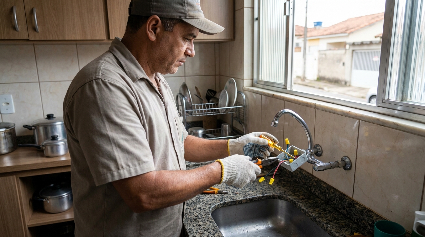 Adequação de Ponto Elétrico em Candelária, Natal‑RN