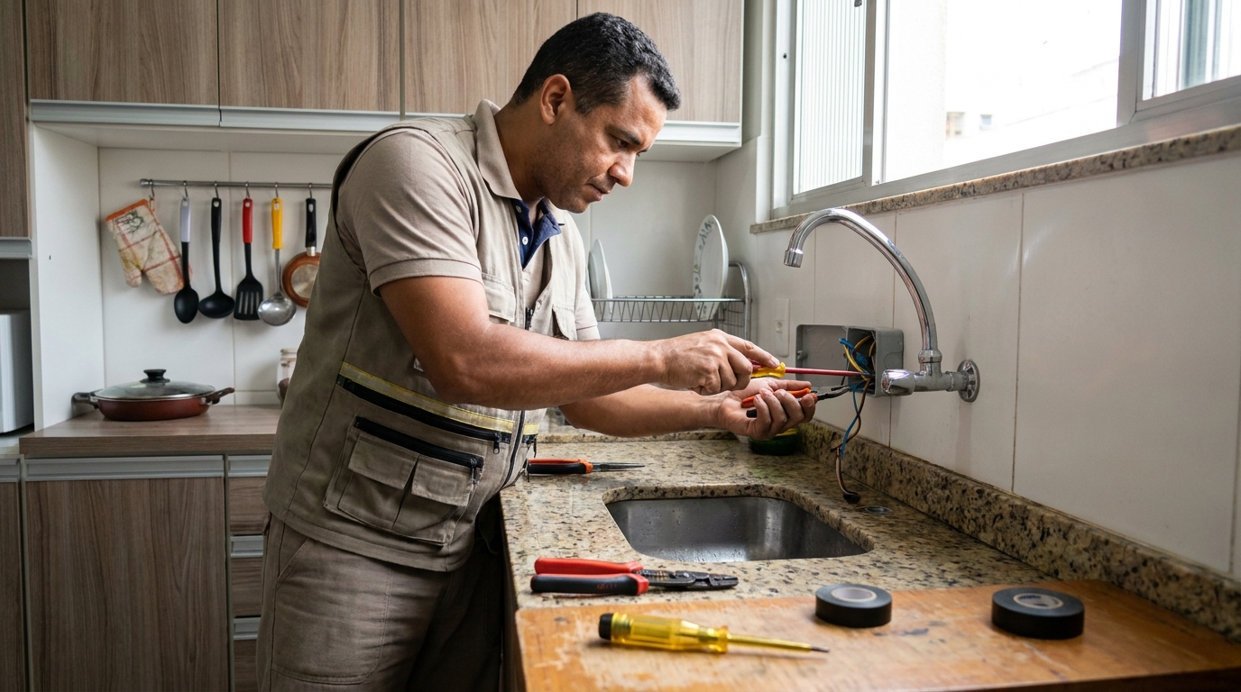 Instalação em Cozinha ou Área Gourmet em Candelária, Natal‑RN